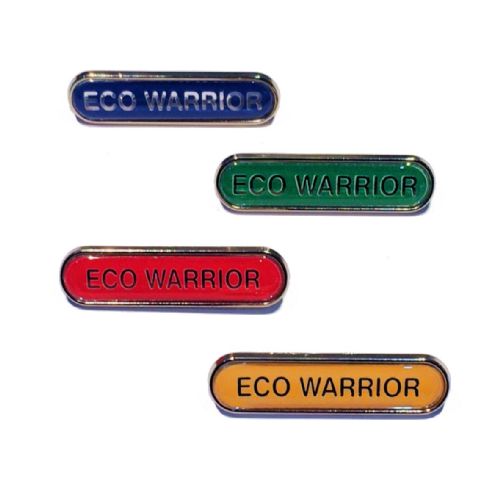 ECO WARRIOR bar badge